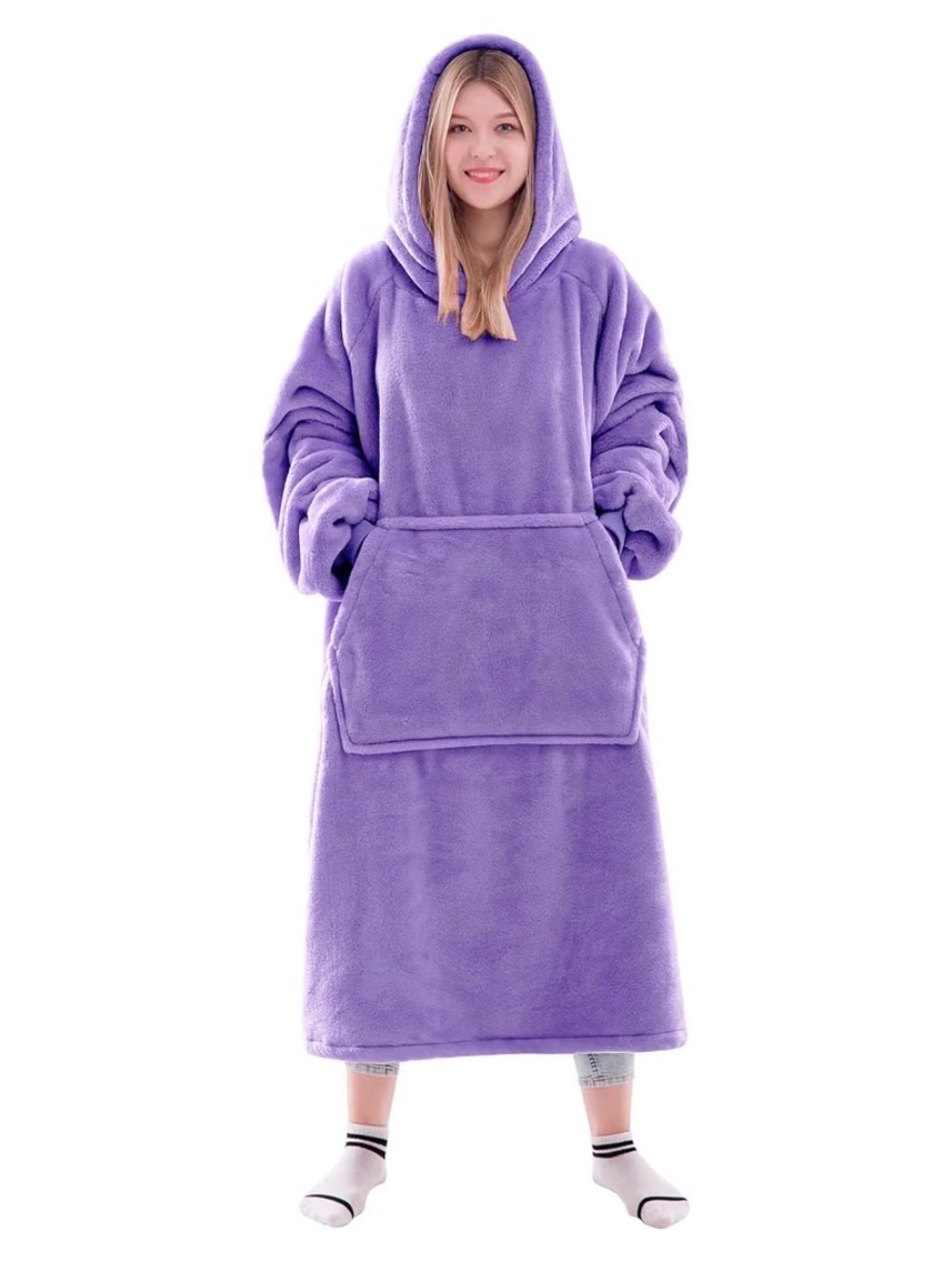 Waitu Wearable Blanket Purple - Size OS Hoodie New in packaging - Great Gift!